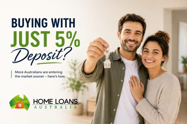 First home buyers in Melbourne using a 5% deposit home loan to enter the property market.