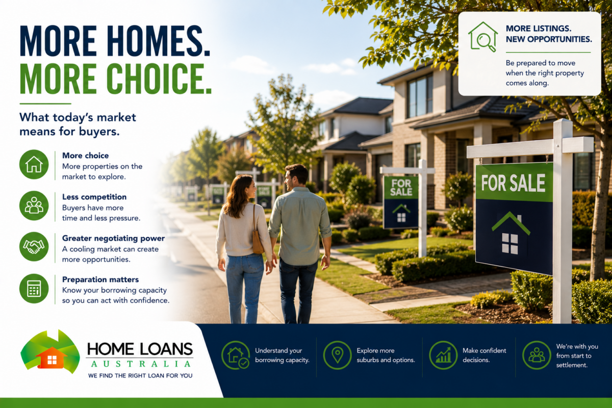 More Homes More Choice | Home Loans Australia More property listings giving Australian home buyers greater choice and negotiating power