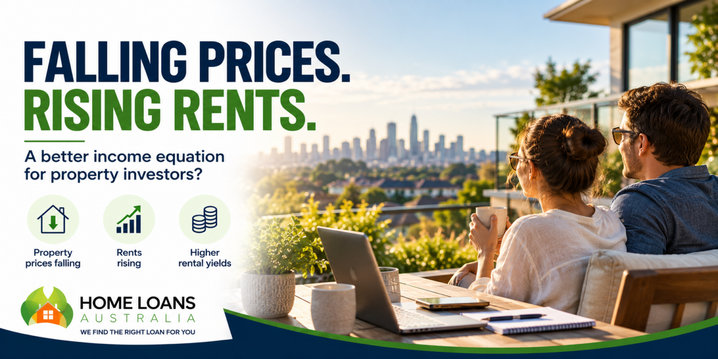 Rental Yields Rise as Property Prices Fall in Australia | Home Loans Australia